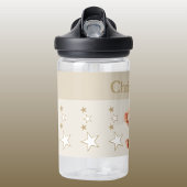 Bouteille D'eau Joli singe ajouter nom avec étoiles enfants brun