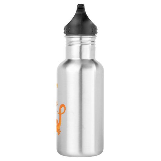 Bouteille D'eau Joli triton orangé joyeux (Droite)