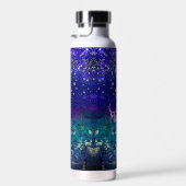 Bouteille D'eau Joli violet turquoise ombre parties scintillant mo (Plage)