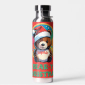 Bouteille D'eau Jolie adorable Kawaii Chibi Ours de Noël (Gauche)