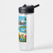 Bouteille D'eau Jolie danseuse de Hula sur les îles Hawaiiennes Al (Gauche)