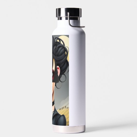 Bouteille D'eau Jolie fille horrible (Gauche)