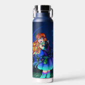 Bouteille D'eau Jolie fille Sci-Fi (Avant)