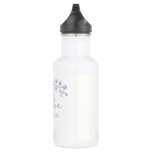 Bouteille D'eau Jolie Lavande Florale Fleur de Bow Fils Enfants (Droite)