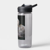 Bouteille D'eau Jolie Loutres de mer jouées Photo (Gauche)