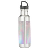Bouteille D'eau Jolie Parties scintillant et étincelles Hologramme (Dos)