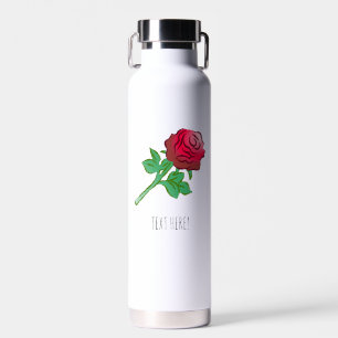 Bouteille D'eau Jolie Rose Rouge