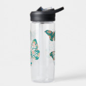 Bouteille D'eau Jolis papillons floraux (Gauche)