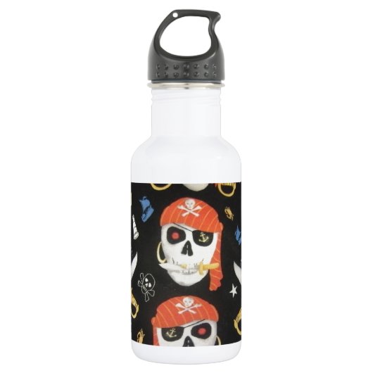 Bouteille D'eau Jolly roger Pirate Skuls (Devant)