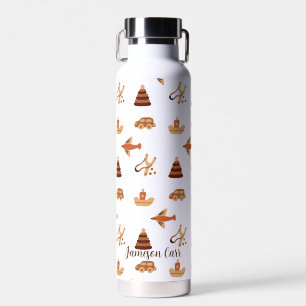 Bouteille D'eau Jouet Brown enfant blanc mignon Voiture Avion Bate