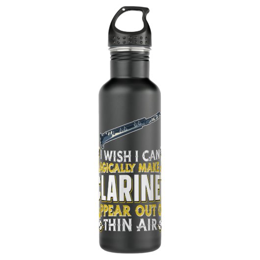 Bouteille D'eau Joueur Clarinet - Magic Magic Woodwind Instrumen (Devant)