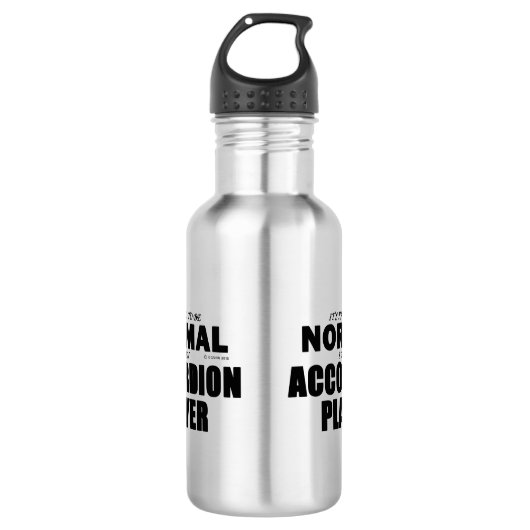 Bouteille D'eau Joueur d'accréditation normal (Devant)