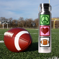 Joueur de football Peace Love personnalisé