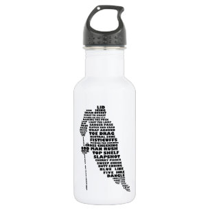 Bouteille D'eau Joueur de hockey de glace