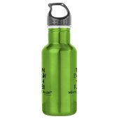 Bouteille D'eau Joueur de la corne anglaise (Dos)