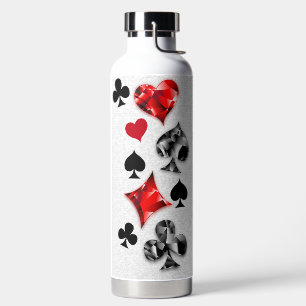 Bouteille D'eau Joueur de poker Joueur de cartes de jouer costumes