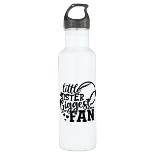 Bouteille D'eau Joueur de tennis   Petite sœur plus grand fan de t