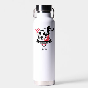 Bouteille D'eau Joueuse de football fille, Ballotin de l'équipe de