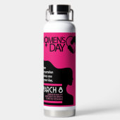 Bouteille D'eau Journée internationale de la femme (Plage)