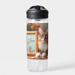 Bouteille D'eau Journée internationale du chat