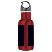 Bouteille D'eau Joyeuse Fête des Pères Texte en 3D Bold Or (Dos)