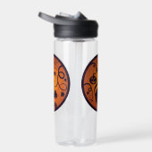 Bouteille D'eau Joyeuse lanterne d'Halloween araignées et chauves- (Droite)