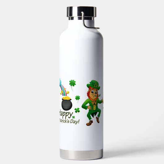 Bouteille D'eau Joyeuse Saint-Patrick Lutin Arc-en-ciel (Droite)