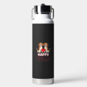 Bouteille D'eau Joyeuse Saint-Valentin Couple de Beagles (Salle de sport)