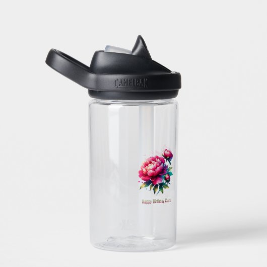 Bouteille D'eau Joyeux anniversaire Clara (Arrière Complet)