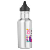 Bouteille D'eau Joyeux Anniversaire Conception Modifiable (Gauche)
