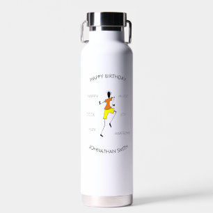 Bouteille D'eau Joyeux Anniversaire, Fantastique Jour Bonheur Dans
