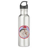 Bouteille D'eau Joyeux Cheval de Noël (Devant)