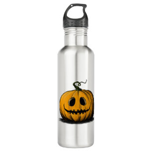 Bouteille D'eau Joyeux Halloween Jack O'Lantern Adulte Naturel