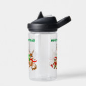 Bouteille D'eau Joyeux Noël! Cerfs mignons, renards et Chipmunk (Gauche)