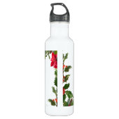 Bouteille D'eau Joyeux Noël de verdure (Dos)