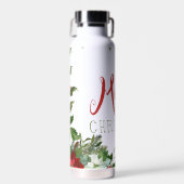 Bouteille D'eau Joyeux Noël de verdure (Avant)