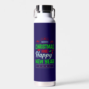 Bouteille D'eau Joyeux Noël Et Joyeux Nouvel An-61064