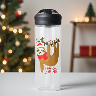Bouteille D'eau Joyeux Noël Sloth Jote Holidays