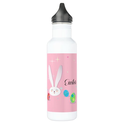 Bouteille D'eau Joyeux Pâques mignonne lapin OEufs de Pâques Fête  (Gauche)