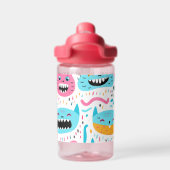 Bouteille D'eau Joyeux visage de chat et de monstre (Salle de sport)