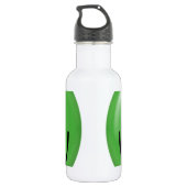 Bouteille D'eau Joyeux visage vert (Dos)