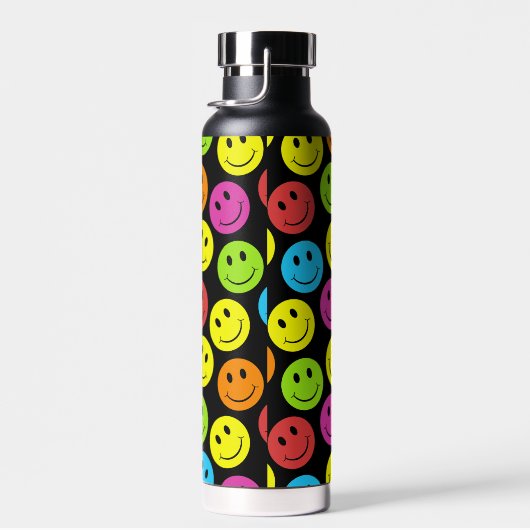 Bouteille D'eau Joyeux Visages colorés (Plage)