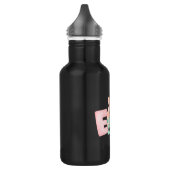 Bouteille D'eau Joyeux voeux de Pâques - Baisers de lapin drôle (Gauche)