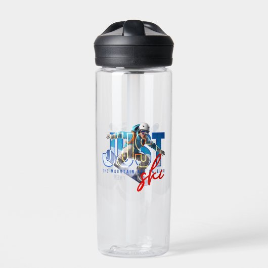 Bouteille D'eau Just Ski | 20oz devient Just Ski | 650ml (Extérieur)