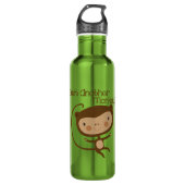 Bouteille D'eau Juste un autre singe (Devant)