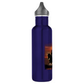 Bouteille D'eau juste une fille qui aime les chevaux (Gauche)