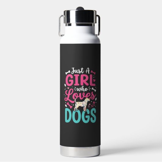 Bouteille D'eau Juste Une Fille Qui Aime Les Chiens (Salle de sport)