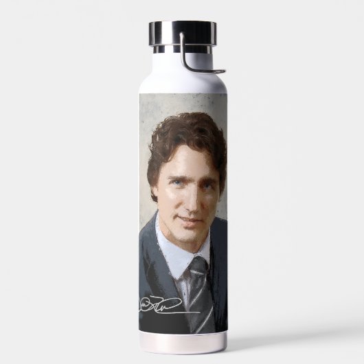 Bouteille D'eau Justin Trudeau (Gauche)