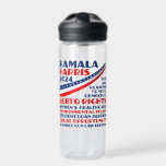 Bouteille D'eau Kamala Harris 2024 Election Democrat Platform<br><div class="desc">Votez pour Kamala Harris pour la présidentielle de 2024 pour soutenir le programme du parti démocratique. Cette bouteille d'eau démocrate présente six raisons : les droits LGBTQ, la santé des femmes, la politique de l'environnement, la réforme des prêts étudiants, l'égalité des chances pour les minorités et les femmes, des lois...</div>