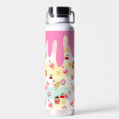 Bouteille d'eau Kawaii Glace et Goutte (Arrière)